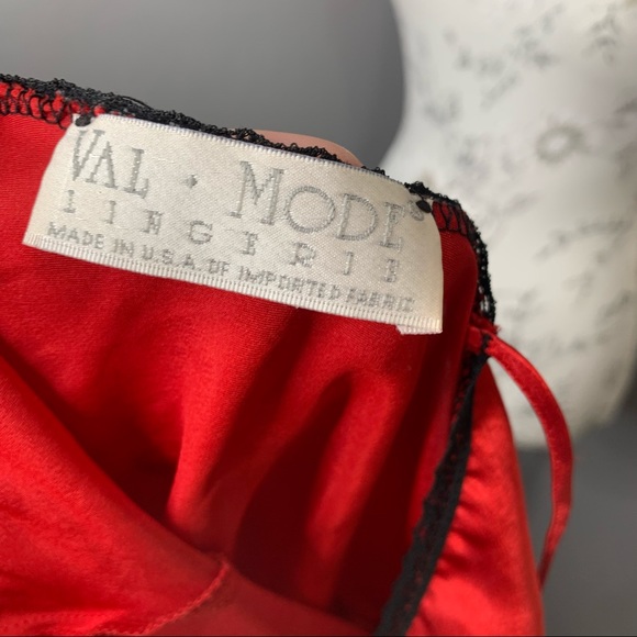 Vintage Val Mode Lingerie Small Roses Teddy Gown - Picture 3 of 4